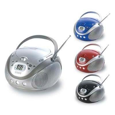 CX CD241 Portable CD Player with AM FM Stereo Tuner
