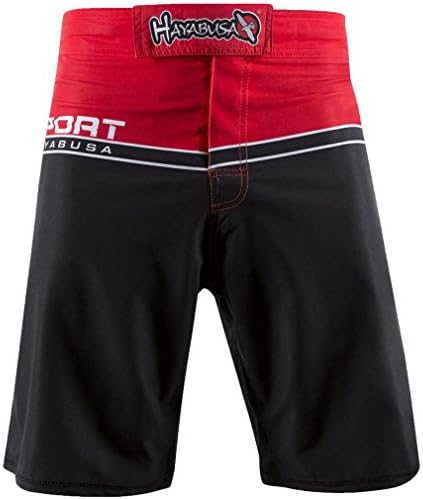 Hayabusa Men's Hayabusa Sport Training Shorts 34 Black/ Red