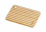 Island Bamboo HC8MG Cuisin-Aire Honey Stripe Cutting Board, Mini, 8-Inch by 6-Inch