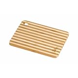 Island Bamboo HC8MG Cuisin-Aire Honey Stripe Cutting Board, Mini, 8-Inch by 6-Inch by Island Bamboo