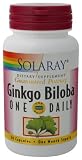 Solaray - Ginkgo Biloba One Daily, 120 mg, 30 capsules
