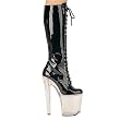 Lucious Women's HIGHLIFE-2020 8" Lace-Up Platform Knee Boot