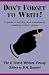 Books : Don't Forget to Write!