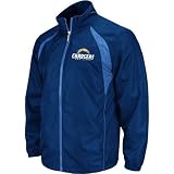 Reebok San Diego Chargers Navy Blue Trainer Full Zip Jacket (Medium)