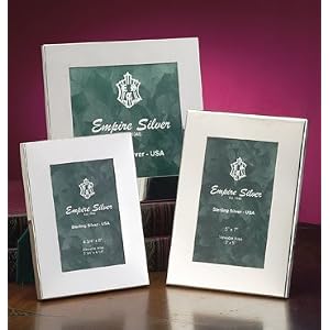 Luxurious solid sterling engraveable with 1 wide border