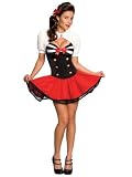 Sexy Naval Uniform Costume Support Our Troops Sailor Costume US Military Mini Dress