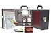Kitchen & Housewares : Leather MARTINI Trav-L-Bar MTB, Two-toned color black/burgundy
