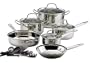 Cook's Select-Pro 17-Piece Stainless-Steel Cookware Set