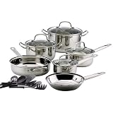 Cook's Select-Pro 17-Piece Stainless-Steel Cookware Set