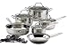 Cook's Select-Pro 17-Piece Stainless-Steel Cookware Set