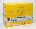 Wash & Dry Me White Goose Feather & Down Single Duvet 100% Cotton Cambric Cover All Seasons - 4.5 Tog + 9.0 Tog 135 x 200cm