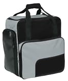 Practical ski boot winter sports bag backpack FUNCTION TOP by Henry BRUBAKER holds complete set of ski and snowboard equipment incl. Helmet - Black
