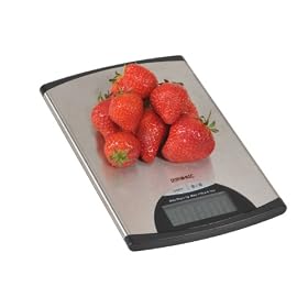 Duronic KS760 Slim Stainless Steel Design Digital Display 5KG Kitchen Scales
