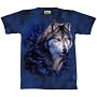 Wolf In Blue Foliage T-Shirt, Available in Various Sizes