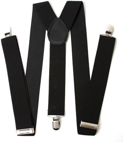 Gravity Heavy Duty Suspenders - Black