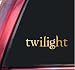 Twilight Logo Vinyl Decal Sticker - Mirror Gold
