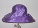 Lovely Purple Hat with Rhinestones