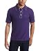 Original Penguin Men's The Earl Short Sleeve Polo, Grape Heather, Small