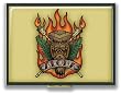 Vintage 50's Style 'ALOHA TIKI' Retro Cigarette/Business Card Holder