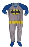 Batman Logo Fleece Footie Pajamas for Toddlers for boys