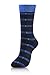 Men's Cotton Blended Dress Socks 6 Pair Bundle Multiple Styles, Triple