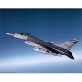 (16x20) F-16 Falcon (In Air) Art Poster Print