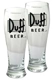 Duff Beer 10355700 Wheat Beer Glasses - Classic, 2-er Set