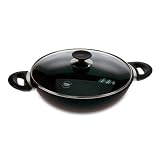 Berndes 042980 Aluminium Wok mit Glasdeckel 32 cm