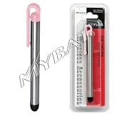 Samsung Instinct M800, Apple iPhone, 3G, iPod Touch iTouch UNIVERSAL Touch Screen Stylus Pen CLIP (Metal Body, Pink Clip)