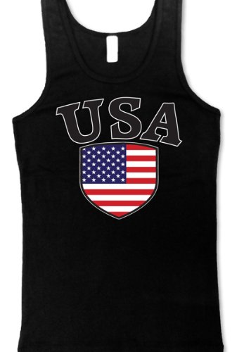 United States Of America Shield International Soccer Juniors Tank Top, USA Soccer Juniors Boy Beater