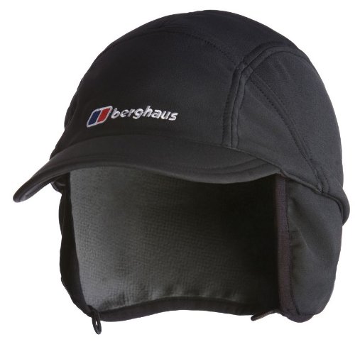 Berghaus Windstopper Mountain, Herren Kappe mit Gore-Tex, winddicht - Black XL