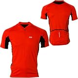 Louis Garneau Mistral 3/4-Zip Cycling Jersey - Short-Sleeve - Men's Ginger, XXL