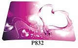 Standard 7 x 9 Inch Mouse Pad -- Pink Heart