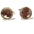 Obsidian Cufflinks 01 Business Stone Mahogany Star Brown Black Silver Brass Crystal