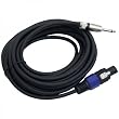 Pyle-Pro PPSJ30 Professional Speaker Cable (12 Gauge, Speakon to 1/4'', 30 ft.)