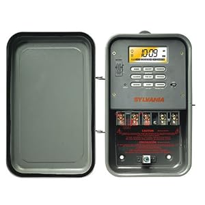 Sylvania SA310 40 Amp 120-Volt Single-Pole Zip Set Outdoor Industrial Timer by 