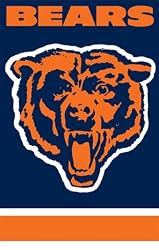 Chicago Bears Applique Embroidered Banner Flag 44"x28" NFL Football Fan Shop Sports Team Merchandise
