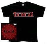 IMAGE OF Rock Band Tool t-shirt red eyes pattern 2-sided tee (Large) [Apparel]