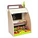 Janod 4506515 - Kleiner Kaufladen Marktplatz, 23 Accessoires