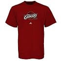 adidas Cleveland Cavaliers Garnet Primary Logo T-shirt