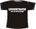 ACHTUNG! TAILLIERTES FRAUEN T-SHIRT: Leichtathletik aus Leidenschaft; Frauen T-Shirt schwarz, Gr. M