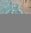 Recycled Glass Organic Vase 14", Blue Painted Alabaster Recycled Glass Organic Vase 14", Blue Painted Alabaster