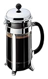 Bodum Chambord 8 cup French Press Coffee Maker, 34 oz., Chrome
