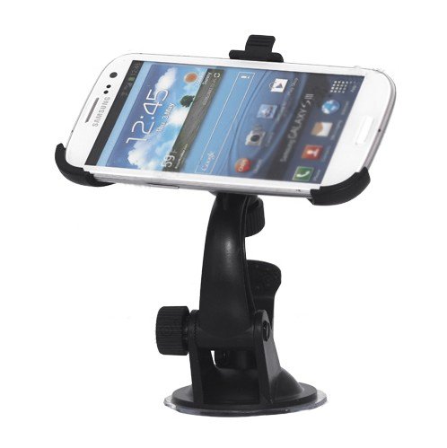 Worldshopping Adjustable Windshield Windscreen Air Suction Car Mount Holder Cradle For Samsung Galaxy S3 i9300 + Free Accessory
