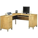 Bush Furniture Somerset 59.25'W x 59.25'D L-Desk