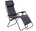 Faulkner Standard Recliner Black Padded with Padded Arms