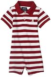 Garb NCAA Alabama Crimson Tide Hunter Infant Striped Polo Romper