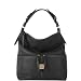Dooney & Bourke Medium Leather Zipper Pocket Sac (Black)