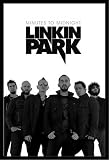 Poster - Linkin Park Poster Minutes To Midnight + ALU-Rahmen, schwarz von Linkin Park