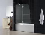 Dreamline Frameless Hinge Door Tub Door AQUA LUX SHDR-3348588-04: 48W x 58H